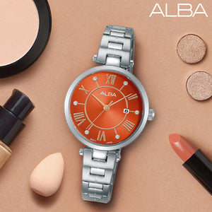 Alba Fashion Orange Dial Women 29mm AH7AN9X1