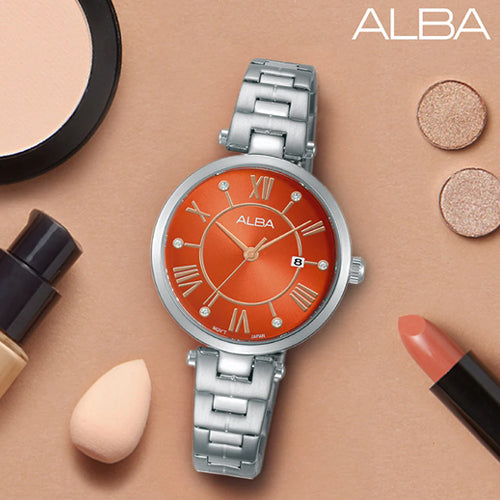 Alba Fashion Orange Dial Women 29mm AH7AN9X1