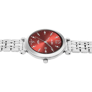 Alba Fashion Maroon Dial Women 32mm AH7BW3X1