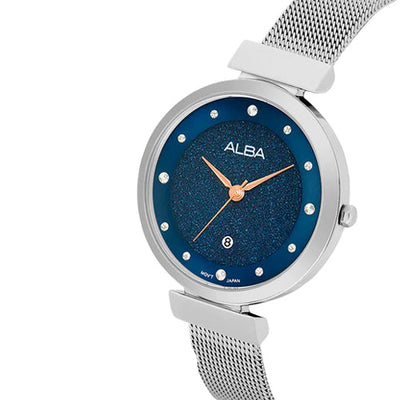 Alba Fashion Blue Dial Women 32mm AH7CA3X1