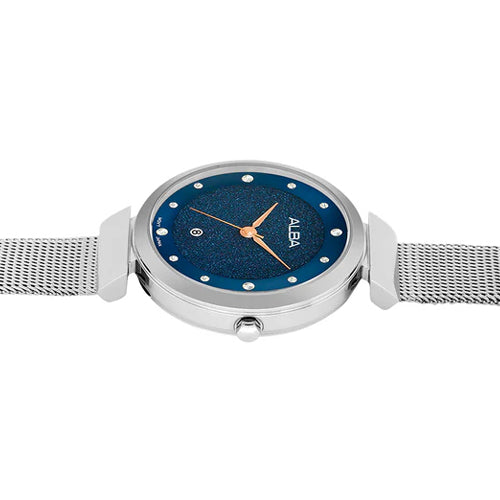 Alba Fashion Blue Dial Women 32mm AH7CA3X1