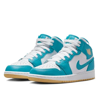 Air Jordan 1 Mid Aquatone (GS)