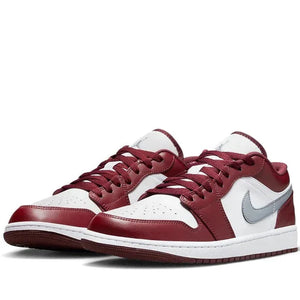AIR JORDAN 1 LOW WHITE BORDEAUX