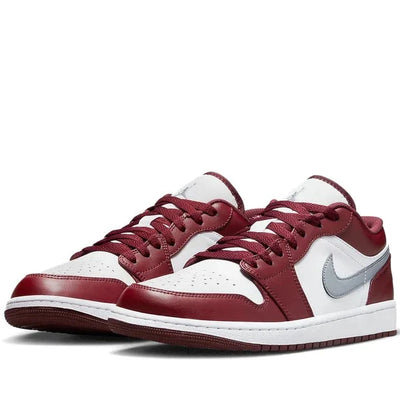 AIR JORDAN 1 LOW WHITE BORDEAUX