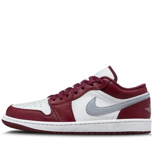 AIR JORDAN 1 LOW WHITE BORDEAUX