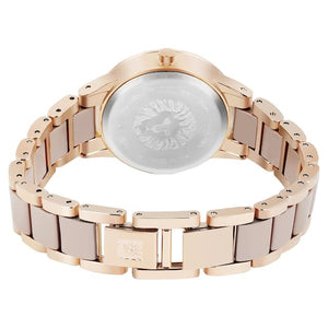 Anne Klein Ceramics Brown Dial Women 32mm