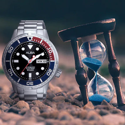 Alba Automatic Black Dial Men 43mm AL4247X1