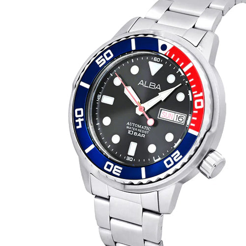 Alba Automatic Black Dial Men 43mm AL4247X1