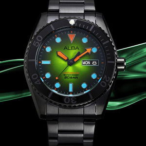 Alba Sports  Green Dial Men 43mm AL4285X1