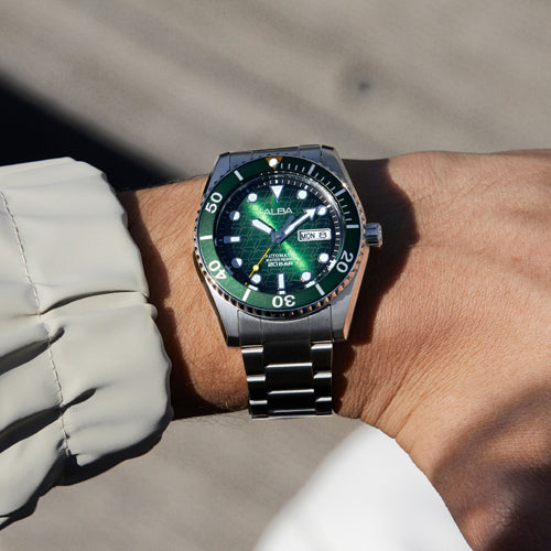 Alba Active Green Dial Men 43mm AL4437X1