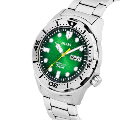 Alba Automatic Green Dial Men 42.4mm AL4443X1