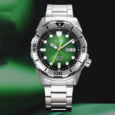 Alba Automatic Green Dial Men 42.4mm AL4443X1