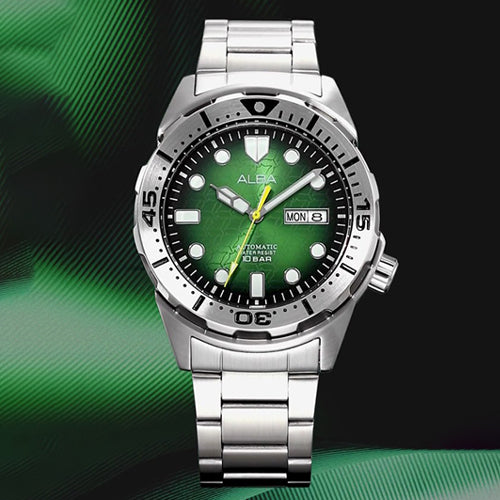 Alba Automatic Green Dial Men 42.4mm AL4443X1