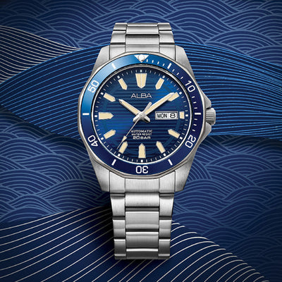 Alba Active Blue Dial Men 43mm AL4453X1