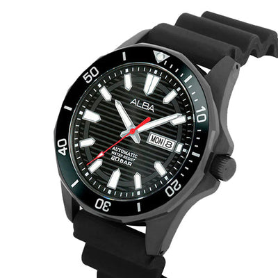 Alba Automatic Black Dial Men 43mm AL4463X1