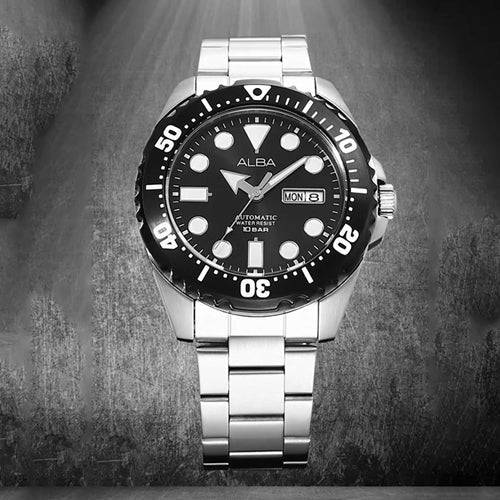 Alba Active Black Dial Men 44mm AL4485X1