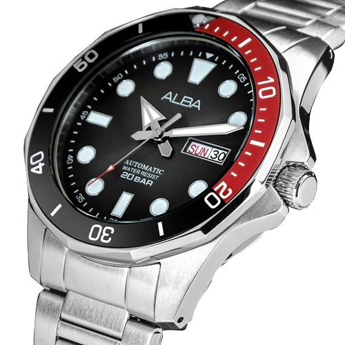 Alba Automatic Grey & Black Dial Men 43mm AL4539X1