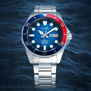 Alba Automatic Blue & Black Dial Men 43mm AL4541X1