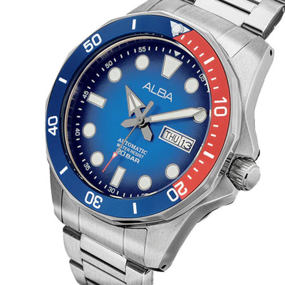 Alba Automatic Blue & Black Dial Men 43mm AL4541X1