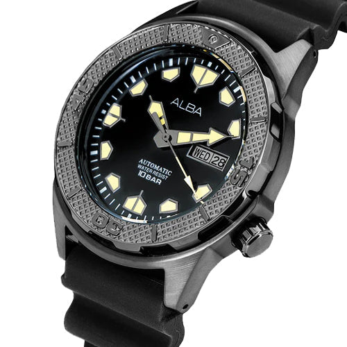 Alba Automatic Black Dial Men 42.4mm AL4569X1