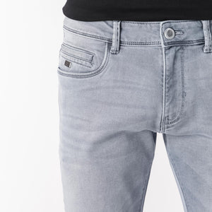 Rare Rabbit Men's Alphen Light Blue Light Wash Mid-Rise Slim Fit Jeans