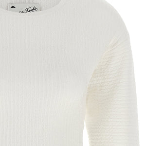 Elisabetta Franchi Knitted Pleated Dress