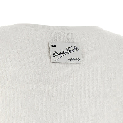 Elisabetta Franchi Knitted Pleated Dress