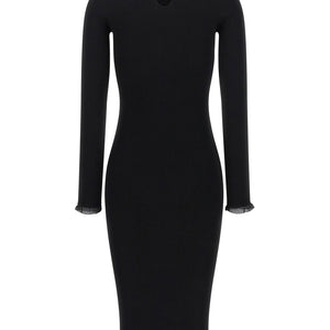 Elisabetta Franchi Ribbed Knit Dress