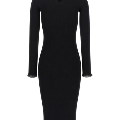 Elisabetta Franchi Ribbed Knit Dress