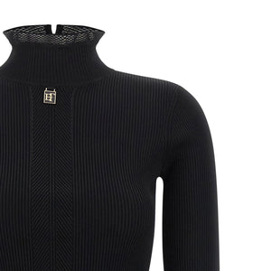 Elisabetta Franchi Ribbed Knit Dress