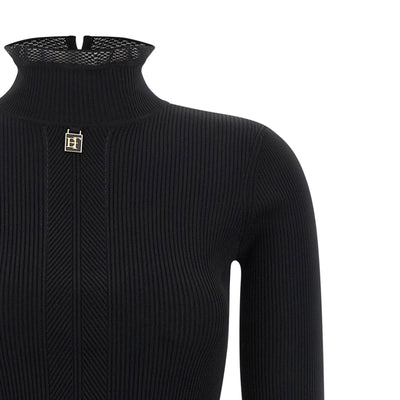 Elisabetta Franchi Ribbed Knit Dress