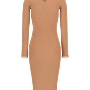 Elisabetta Franchi Ribbed Knit Dress