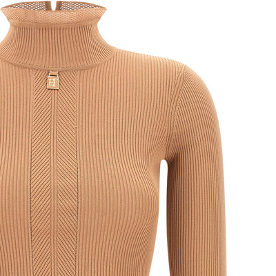 Elisabetta Franchi Ribbed Knit Dress