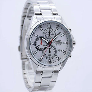 Alba Active Silver Dial Men 43mm AM3877X1