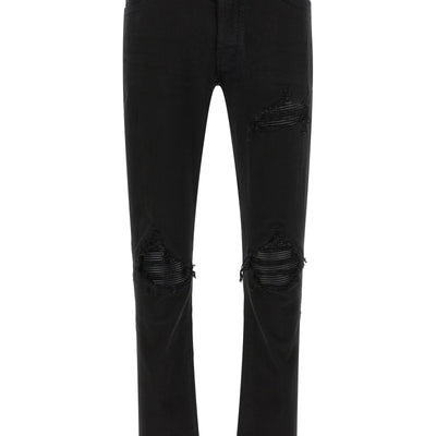 Amiri Mx1 Jeans With Distressed Details
