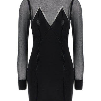 Elisabetta Franchi Dress With Transparencies