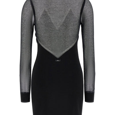 Elisabetta Franchi Dress With Transparencies