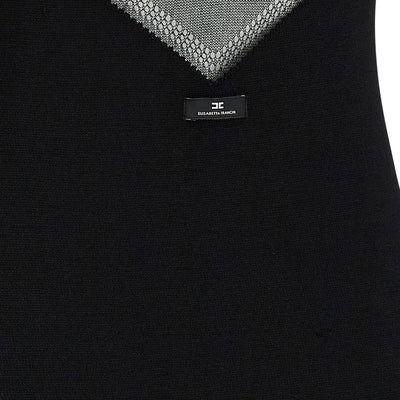 Elisabetta Franchi Dress With Transparencies