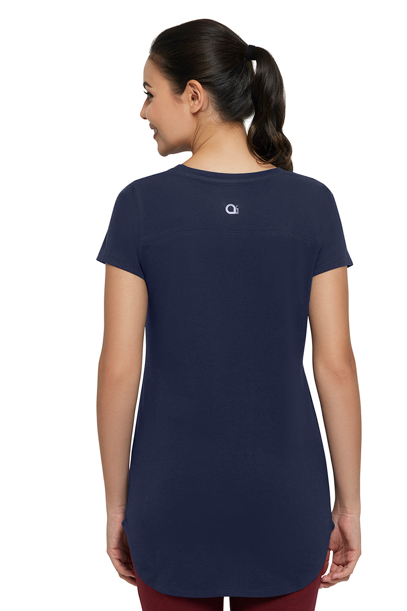Essential Long Length Tee - Midnight