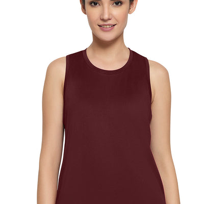 Energize Racerback Tank Top - Pomegranate