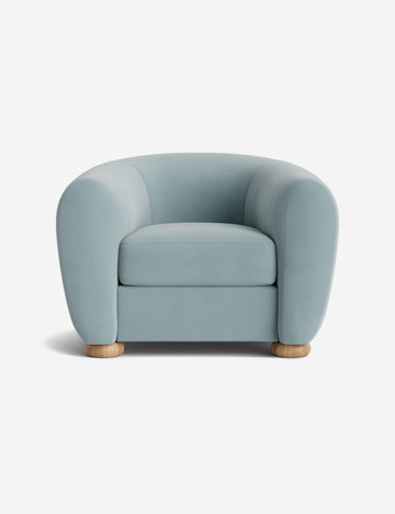 Sky Blue Classic Velvet