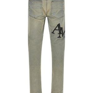 Amiri Staggered Logo Jeans