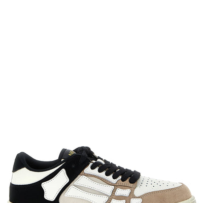 Amiri Distressed Skel Top Low Sneakers