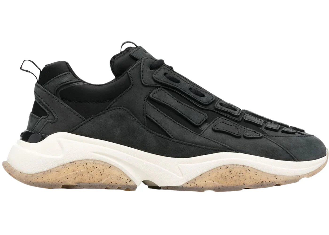 Amiri Bone Runner Black White Clear Sole