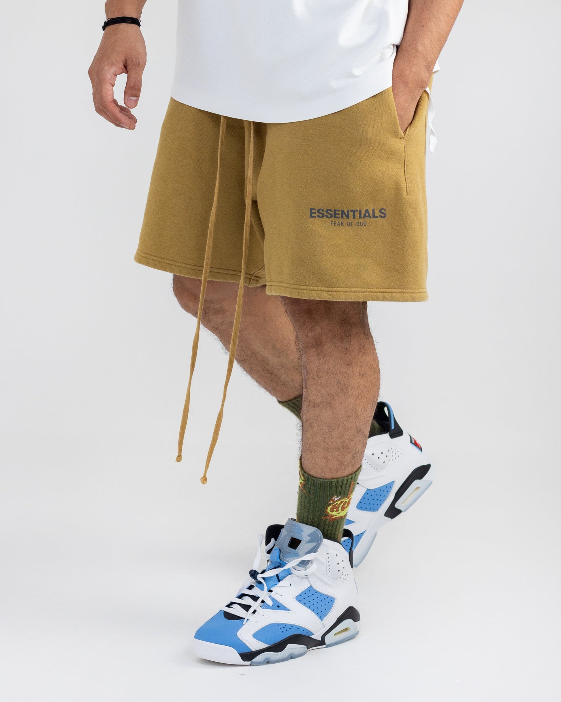 Fear Of God Essentials Taupe Shorts