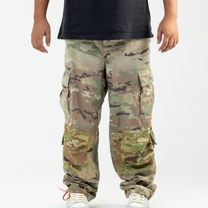 Vintage Military Surplus Usmc Mud Choclate Camo Cargo Pants