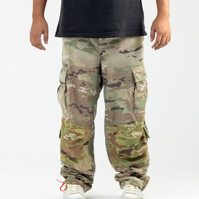 Vintage Military Surplus Usmc Mud Choclate Camo Cargo Pants
