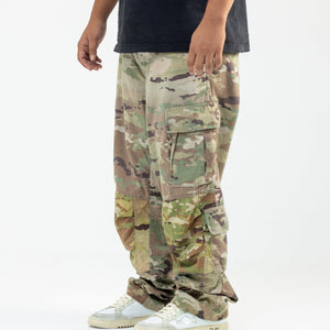 Vintage Military Surplus Usmc Mud Choclate Camo Cargo Pants