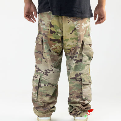 Vintage Military Surplus Usmc Mud Choclate Camo Cargo Pants