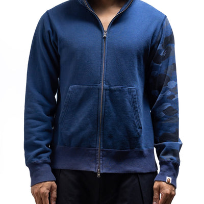 Bape Zip Up Hoodie - Blue
